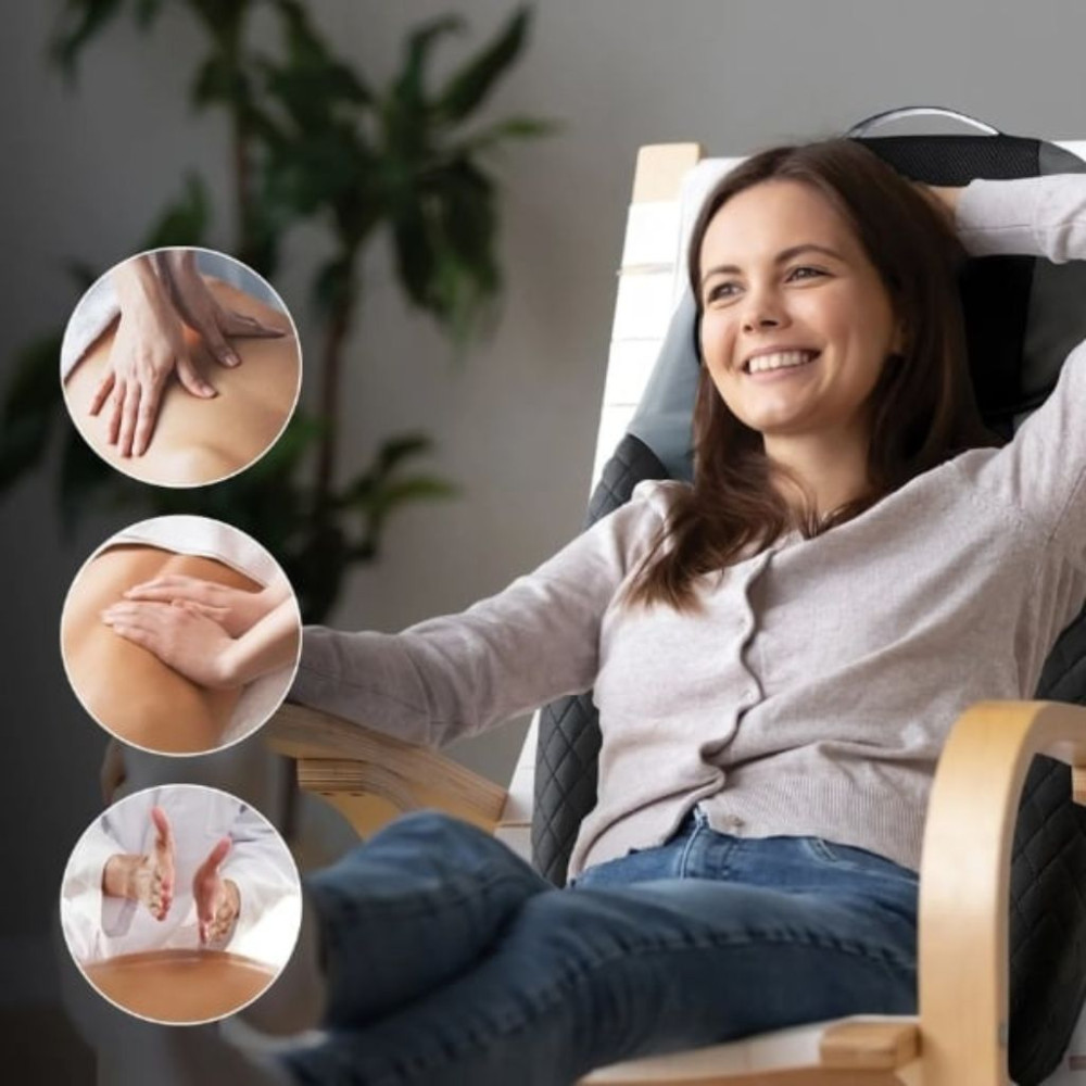 Công nghệ massage chuyên nghiệp, có thể  massage cổ, lưng, eo hoặc toàn thân