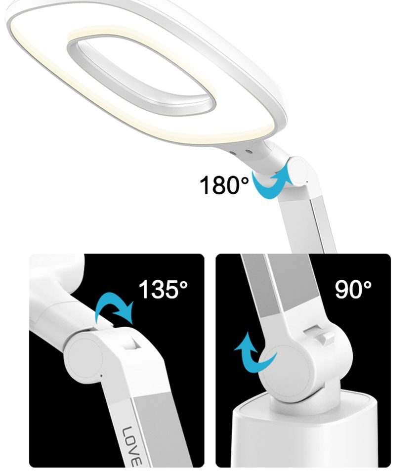 Khản năng xoay của đèn bàn bảo vệ mắt Panasonic (A) HHLT0631