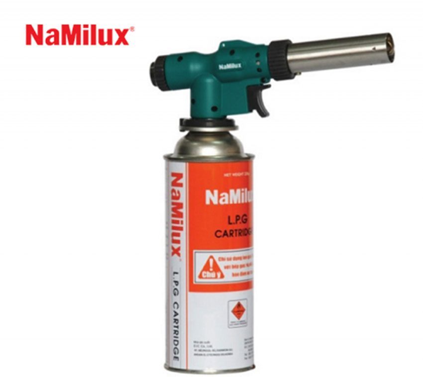 cách lắp đặt của đèn khò gas Namilux NA-187