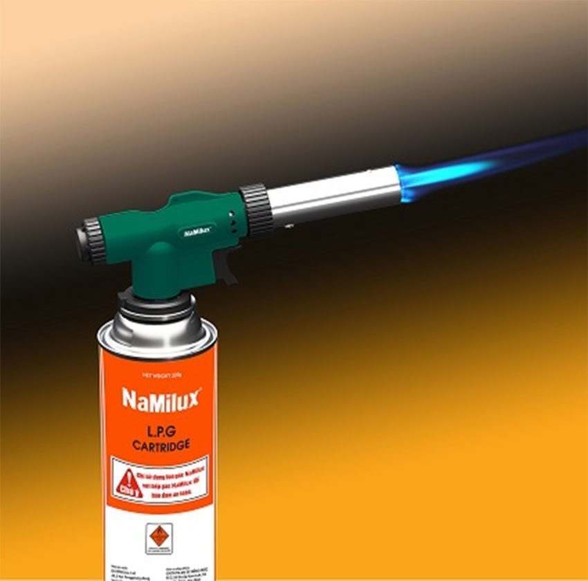 Công suất mạnh mẽ của đèn khò gas Namilux NA-187