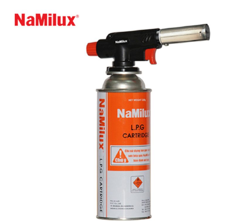 Cách lắp đặt bình gas của đèn khò gas Namilux NA-189