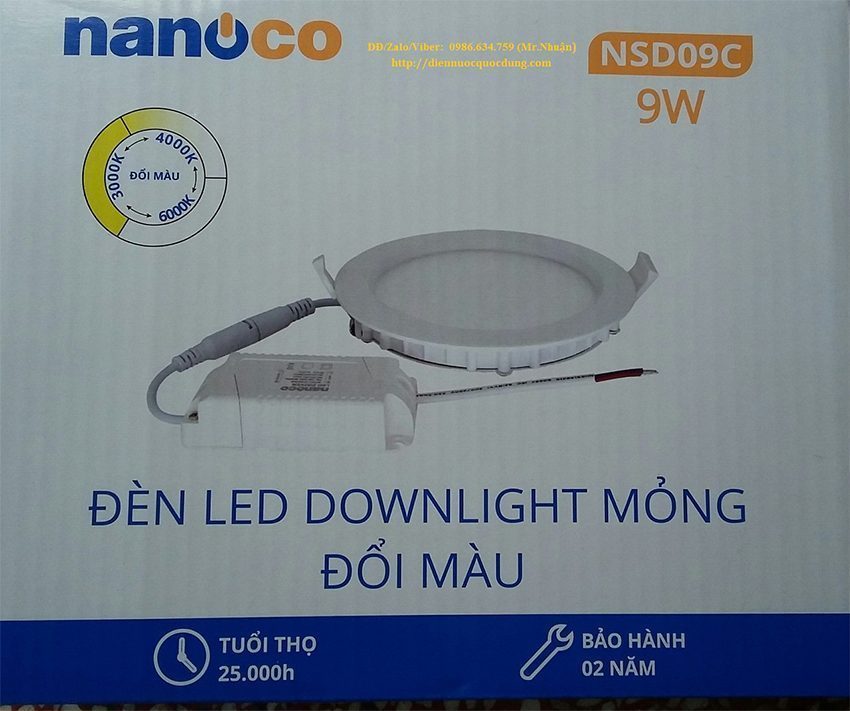 Hộp của đèn Led Downlight Panasonic NSD09C