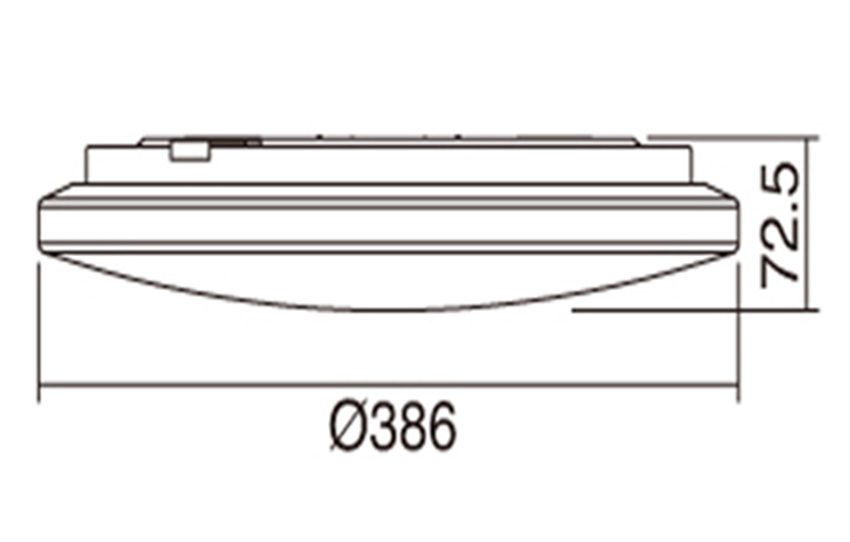 Kích thước của đèn trần Led Panasonic NNP-52700