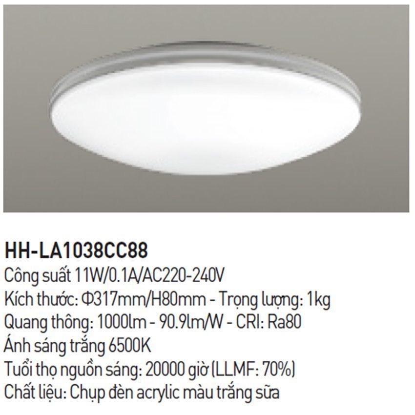 Chi tiết của đèn trần Led cỡ nhỏ Panasonic HH-LA1038CC88