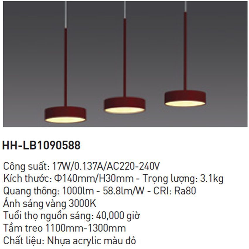 Chi tiết của đèn treo bàn ăn Panasonic HH-LB1090588