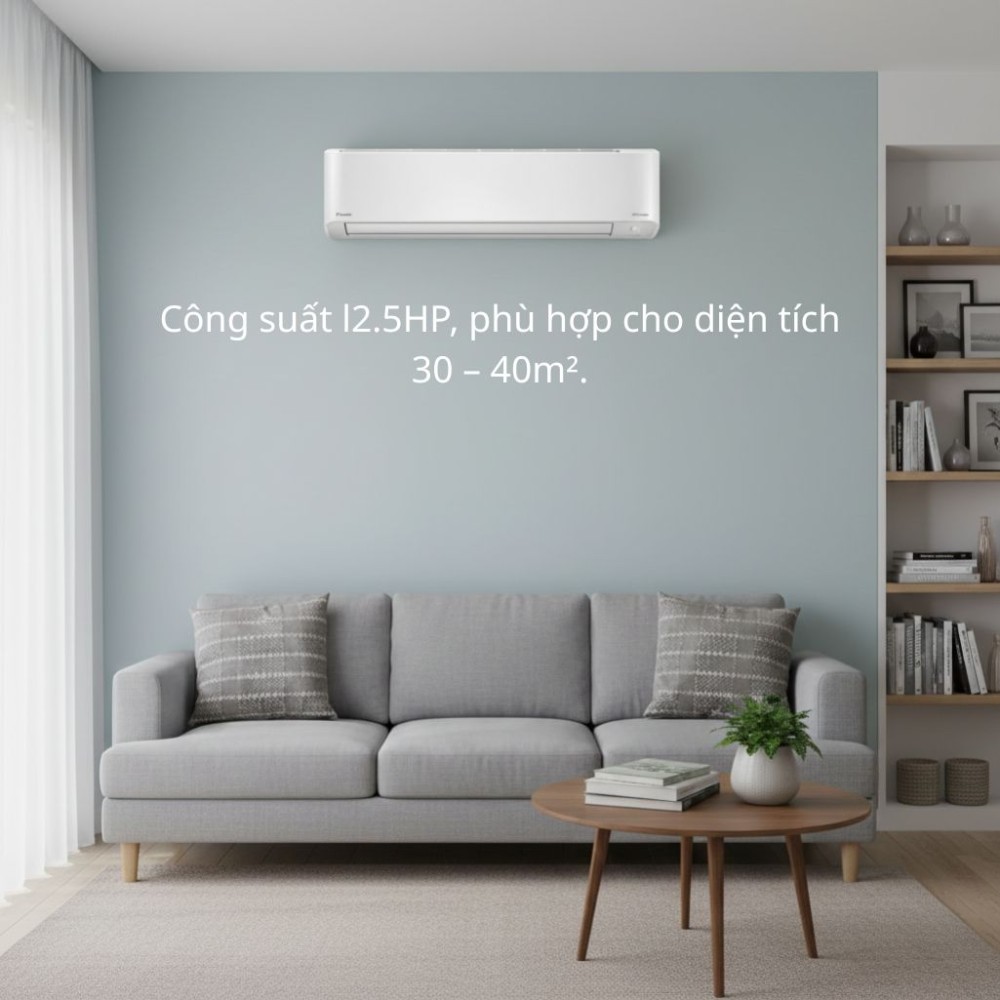 Điều hòa Daikin 1 chiều Inverter 2.5HP-24.200BTU FTKZ71VVMV - Hàng chính hãng
