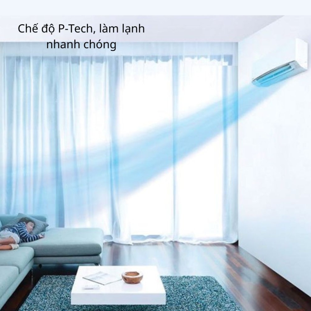 Điều hòa Panasonic 12000 BTU 1 chiều inverter CU/CS-RU12CKH-8D - Hàng chính hãng