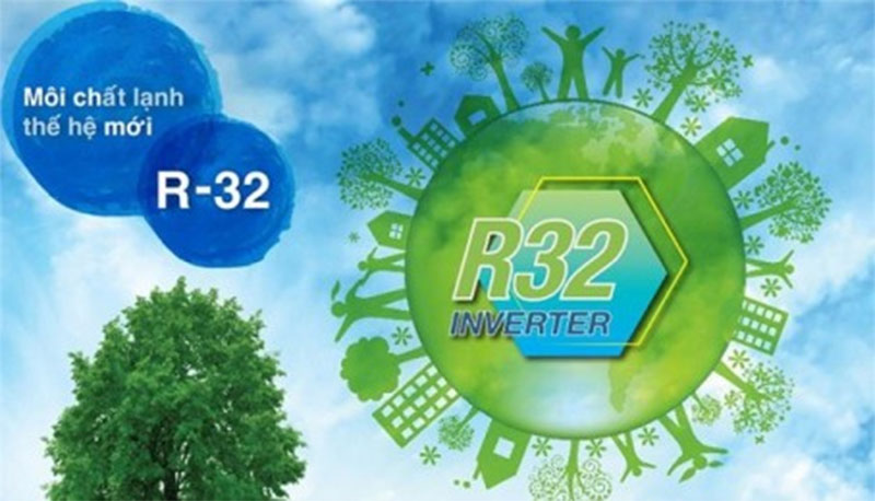 Điều hòa Funiki HSC18MMC sử dụng môi chất làm lạnh R-32 thân thiện với môi trường