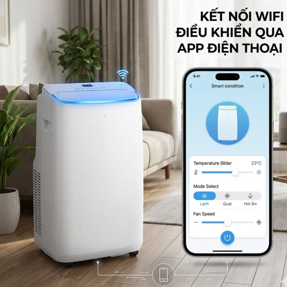 Điều hòa di động Fujihome PAC14N - Hàng chính hãng