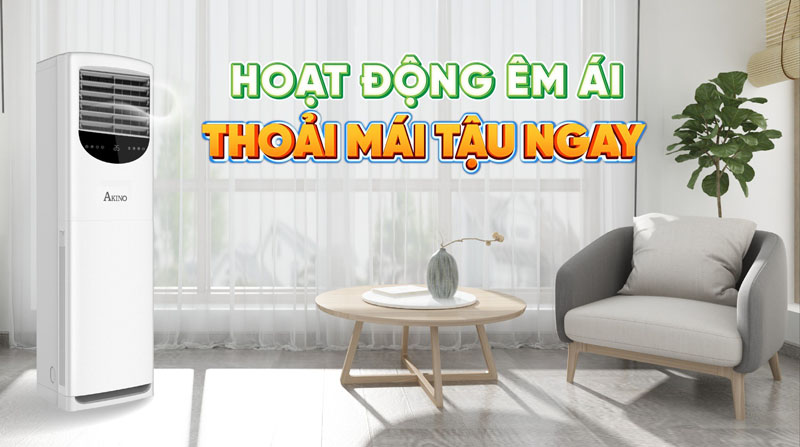  Máy hoạt động cực kỳ yên tĩnh với độ ồn chỉ 50dB, không ảnh hưởng đến sinh hoạt, 