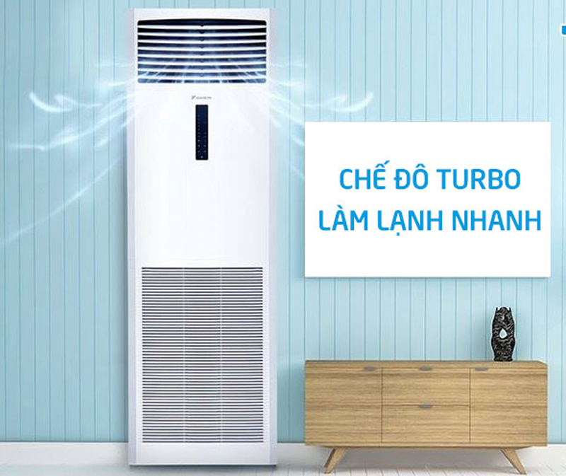 Chế độ Turbo giúp làm lạnh nhanh chóng, tiết kiệm điện năng