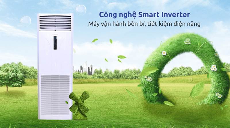 Công nghệ inverter vận hành êm ái, tiết kiệm điện năng