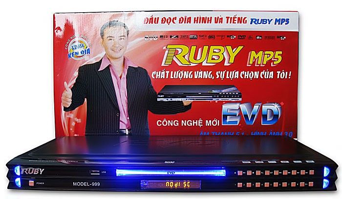 Đầu đĩa Ruby EVD 999 (3801)