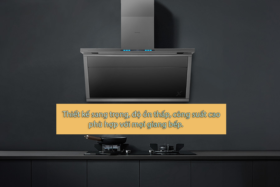 Hút mùi vát tự động mở cửa GrandX GX H70T88M - Hàng chính hãng