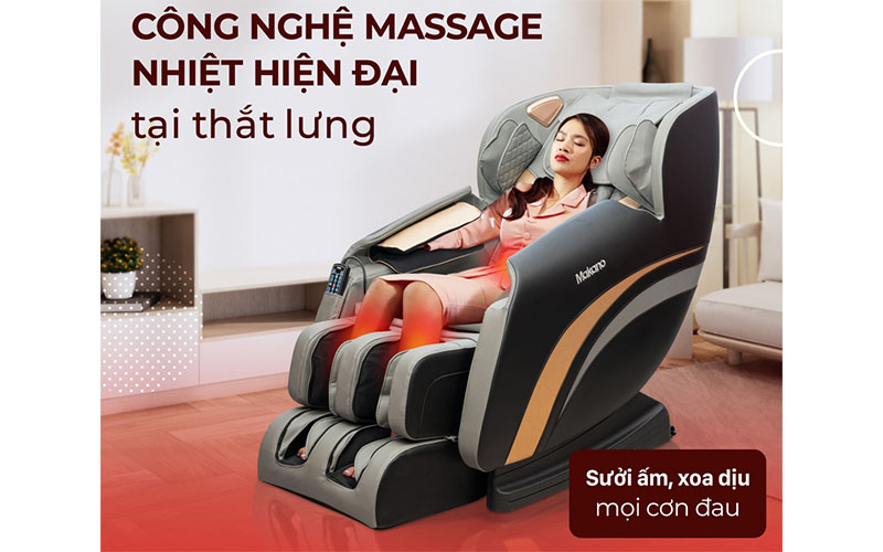 Công nghệ nhiệt của Ghế massage Makano MKGM-00005