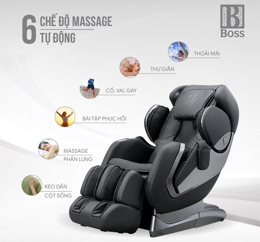 Ghế Massage Boss MCB-600 - Hàng chính hãng