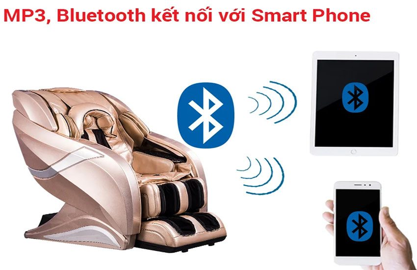 Kết nói MP3, Bluetooth của Ghế Massage toàn thân Buheung MK-9000
