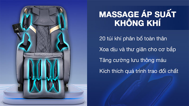 Chức năng của Ghế massage toàn thân Daikiosan DVGM-00002X