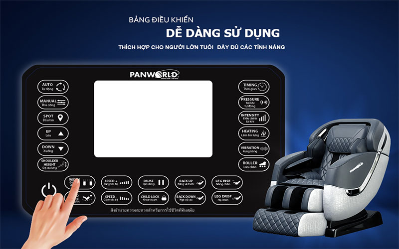 Ghế massage toàn thân Panworld PW-5519 - Hàng chính hãng