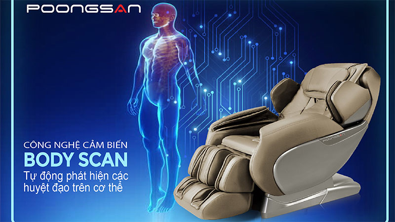 Ghế massage toàn thân Poongsan MCP-500-ATLAS