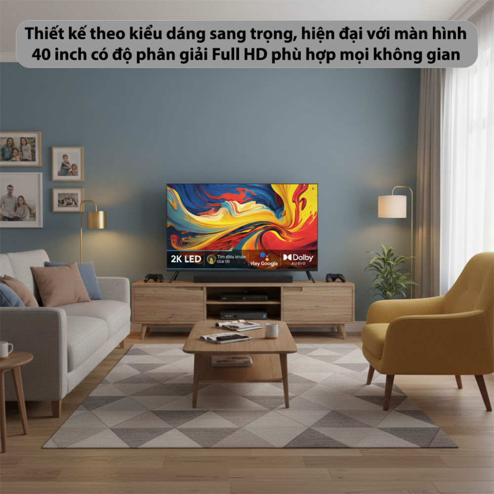 Google TV Coocaa 2K 40Z85 - 40 inch - Hàng chính hãng