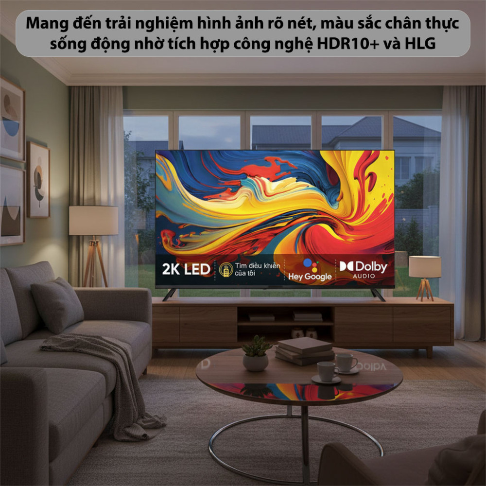 Google TV Coocaa 2K 40Z85 - 40 inch - Hàng chính hãng
