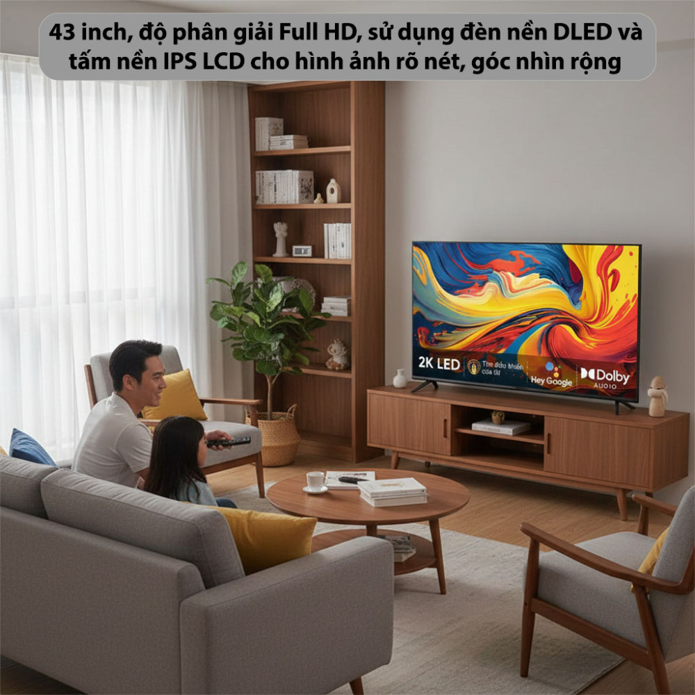 Google TV Coocaa 2K 43Z85 - 43 inch - Hàng chính hãng