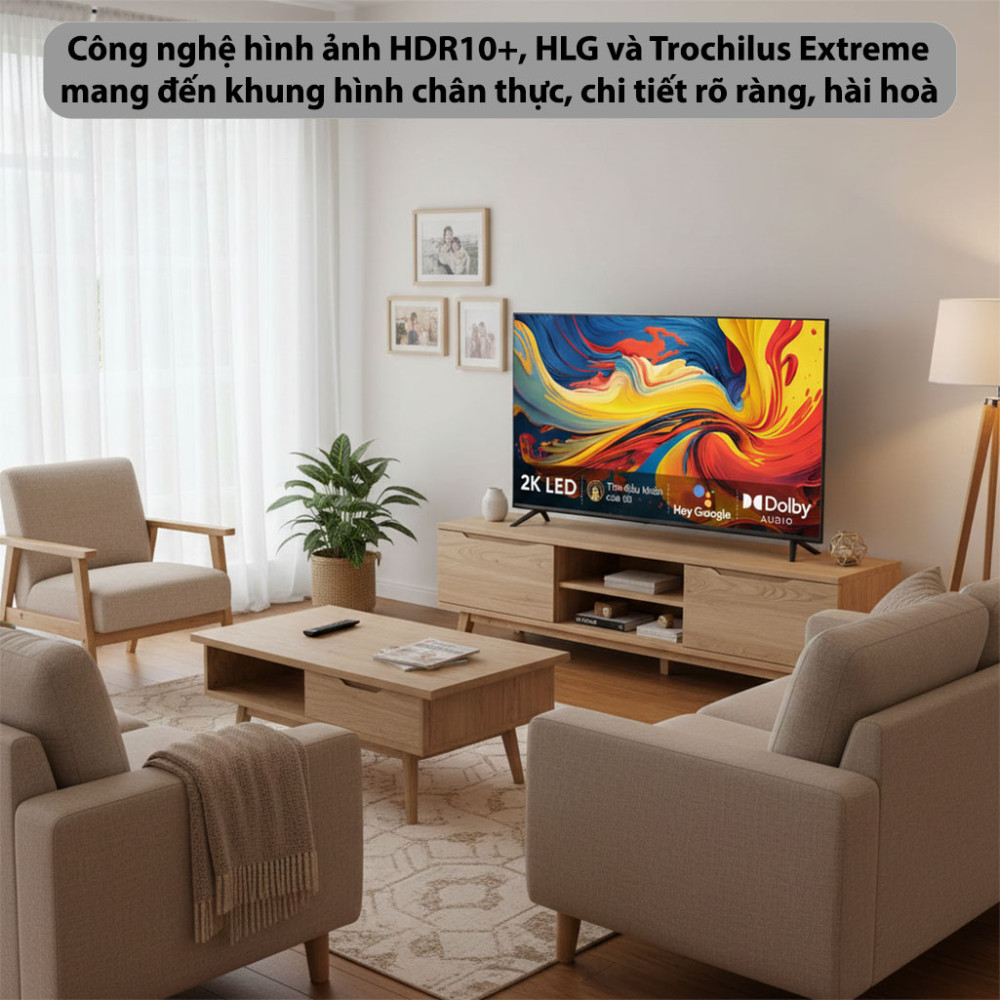 Google TV Coocaa 2K 43Z85 - 43 inch - Hàng chính hãng