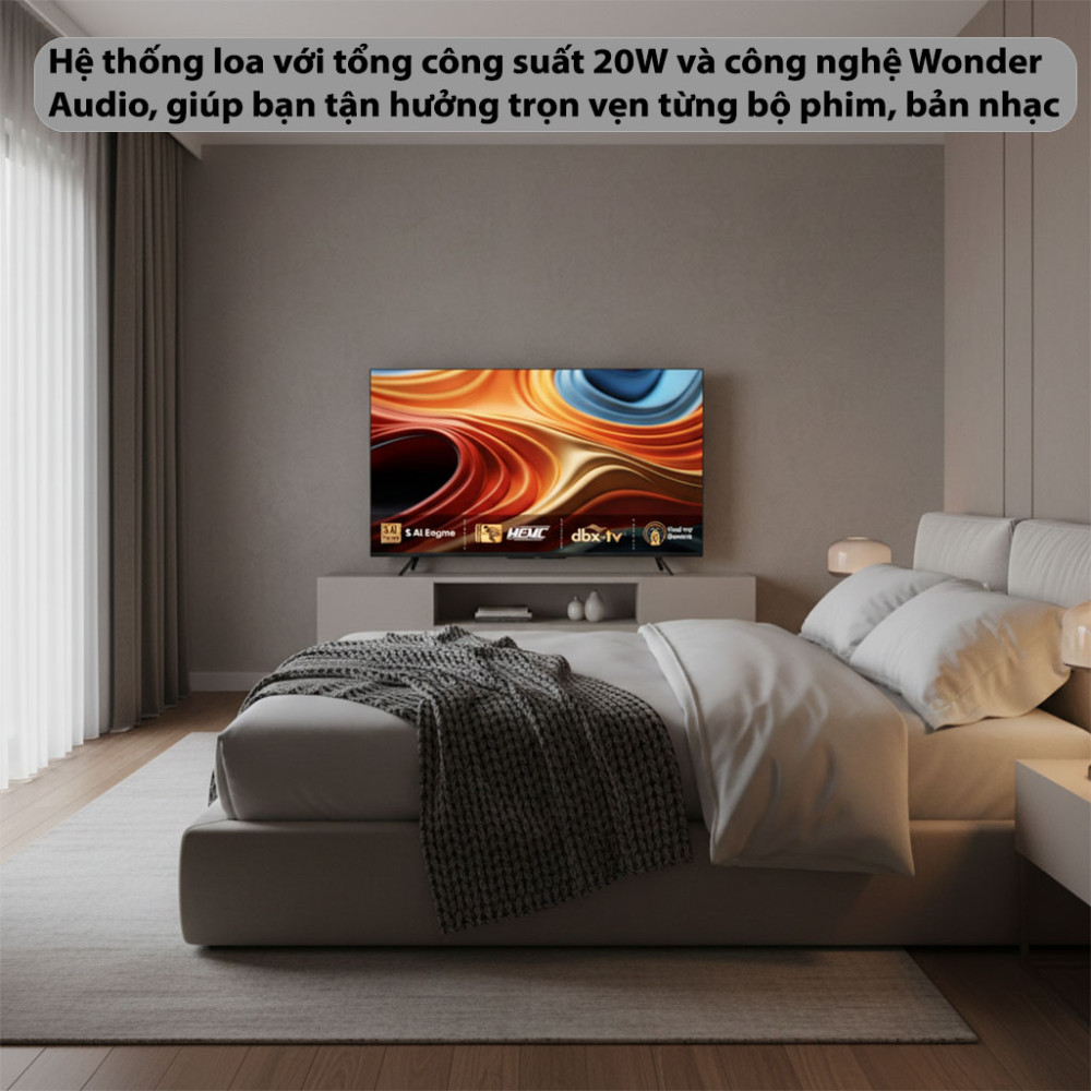 Google TV Coocaa 65Y84 4K - 65 inch - Hàng chính hãng