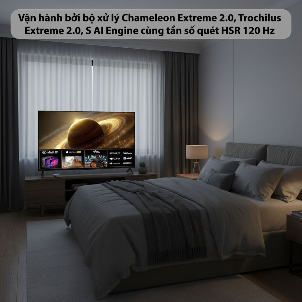 Google TV Coocaa QD-Mini LED 65V75 - 65 inch - Hàng chính hãng