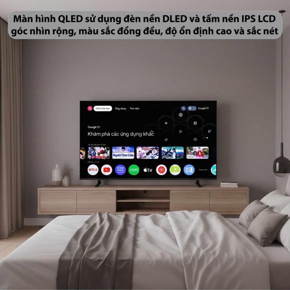 Google TV khung tranh Coocaa QLED+ 65LN7000G - 65 inch  - Hàng chính hãng