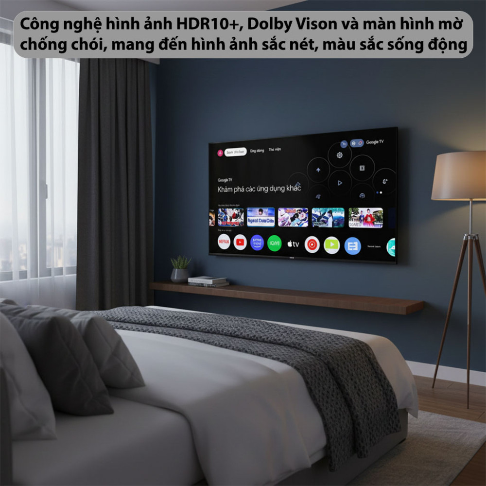 Google TV khung tranh Coocaa QLED+ 65LN7000G - 65 inch  - Hàng chính hãng