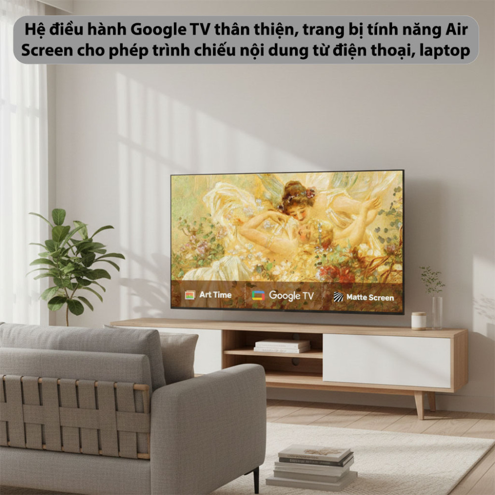 Google TV khung tranh Coocaa QLED+ 65LN7000G - 65 inch  - Hàng chính hãng
