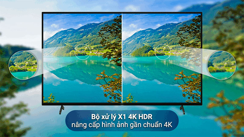 Bộ xử lý của Google Tivi Sony 4K 55 inch KD-55X75K 