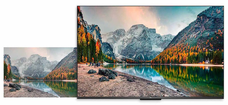 Công nghệ hình ảnh của Google Tivi TCL 4K 75 Inch 75P755 Pro