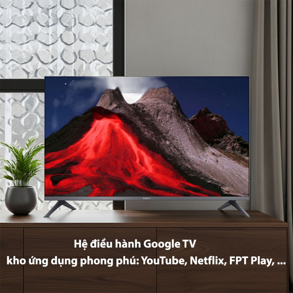Google Tivi Xiaomi A Pro 2026 QLED HD 32 Inch L32MB-APSEA hệ điều hành thân thiện, kho ứng dụng phong phú