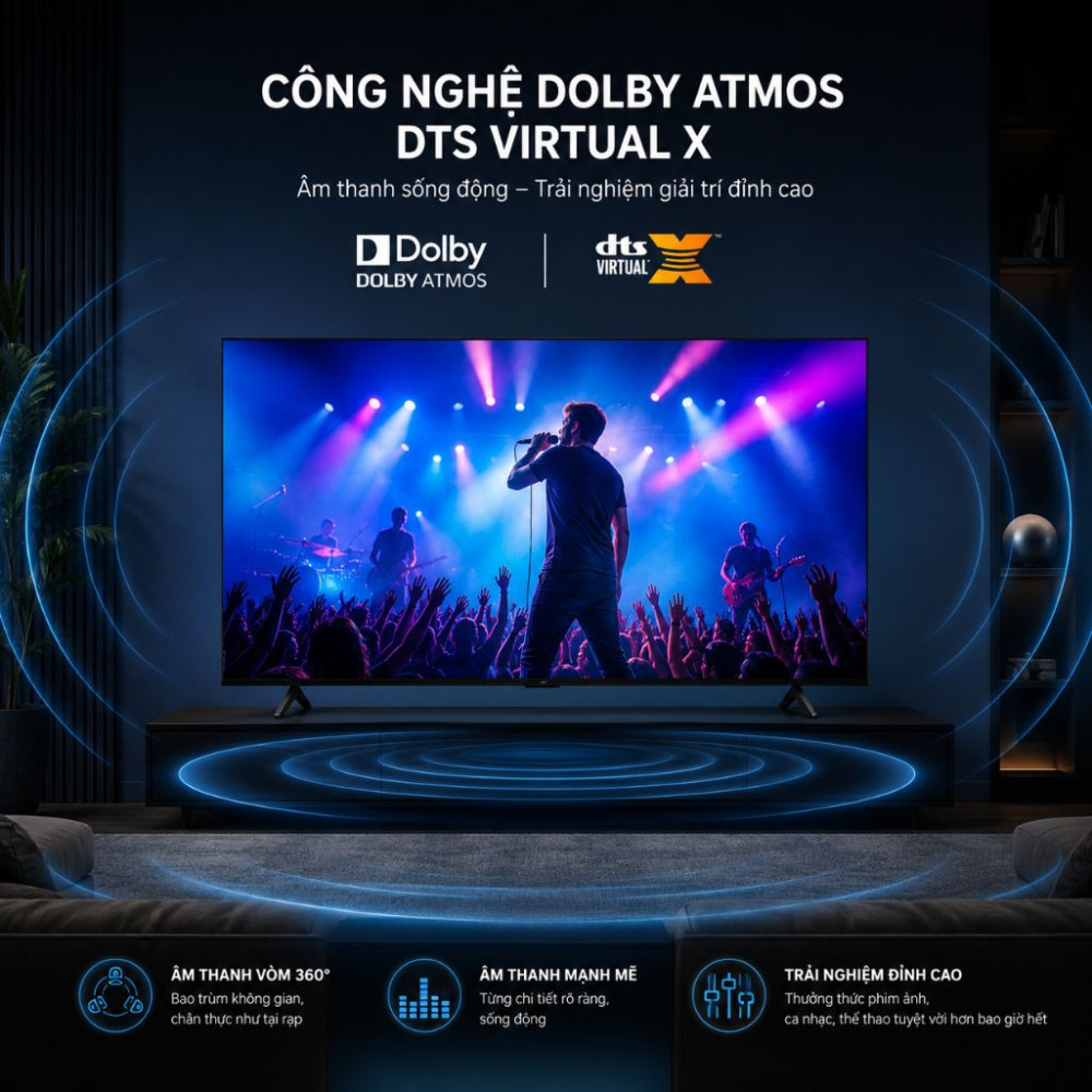 Google Tivi TCL 85 Inch QLED 85P7L  - Hàng chính hãng