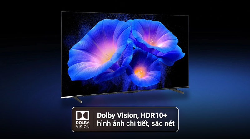 HDR10/ Dolby Vision tăng cường độ tương phản, cho hình ảnh sắc nét