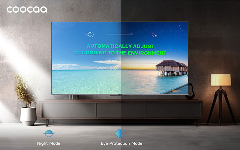 Chế độ bảo vệ mắt của Google Tivi Coocaa QLED 4K 100 Inch 100A5D