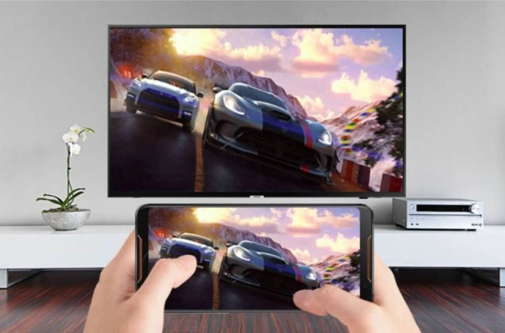 chiếu nội dung từ điện thoại lên tivi thông qua ứng dụng AirPlay 2, Chromecast.