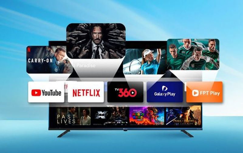 Hệ điều hành Google TV cho kho ứng dụng phong phú