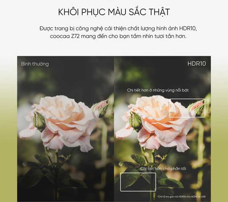 Công nghệ hình ảnh HDR10, HDR10+ cải thiện chất lượng hình ảnh