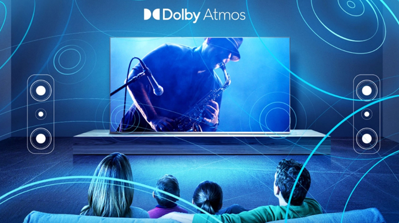 Công nghệ Dolby Atmos, DTS cho chất lượng âm thanh trong sạch, sống động