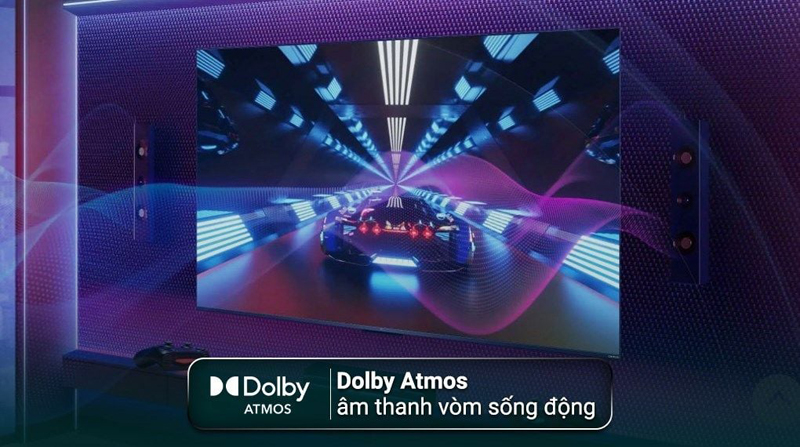 Công nghệ Dolby Atmos, DTS-HD Decoding, Virtual-X tạo ra hiệu ứng âm thanh vòm sống động