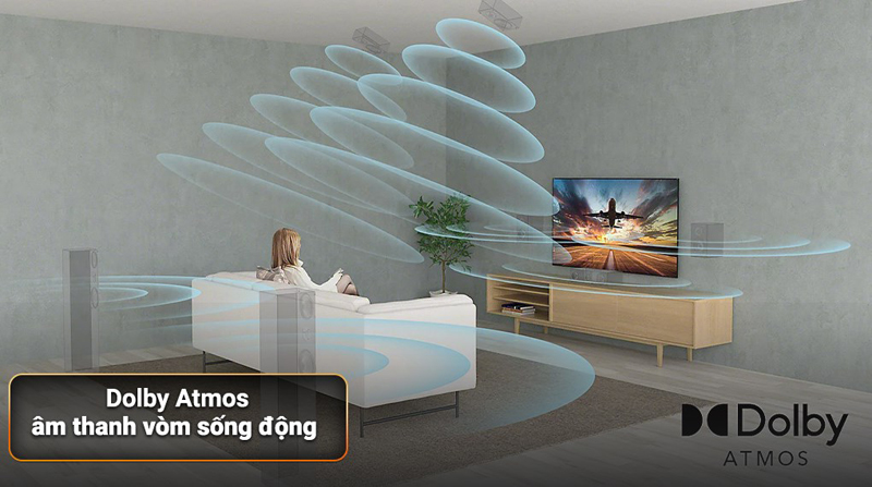 Công nghệ âm thanh Dolby Atmos, mang đến âm thanh sống động