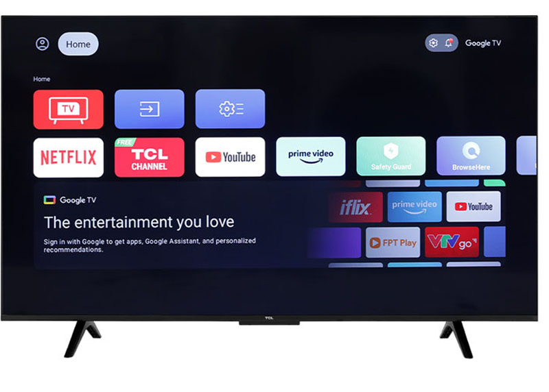 Hệ điều hành Google TV thiết kế giao diện thân thiện với người dùng