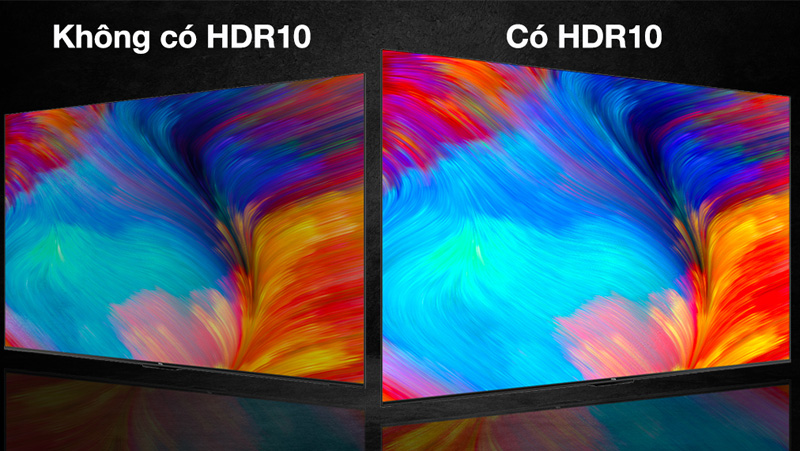 Công nghệ Smart HDR, HLG, HDR10, Wide Color Gamut cho hình ảnh sắc nét
