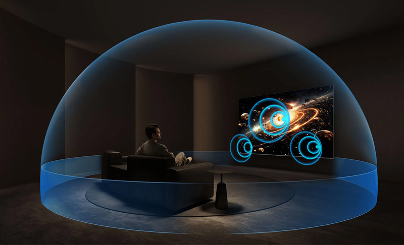 Công nghệ Dolby Atmos, DTS:X, DTS VIRTUAL:X mang đến âm thanh vòm sống động,