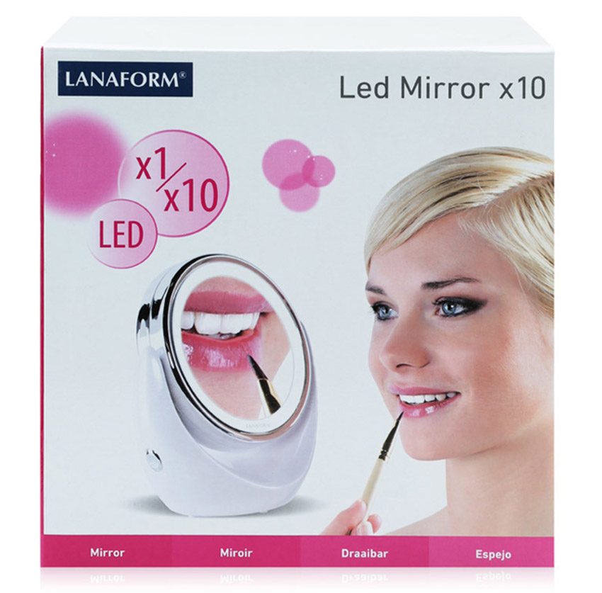 Gương trang điểm Lanaform Led Mirror X10 LA131004