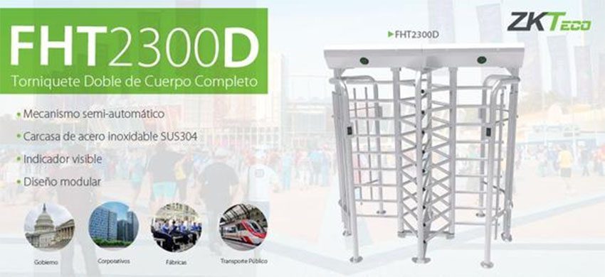Chi tiết của hàng rào Full Height bán tự động ZKTeco FHT2300D